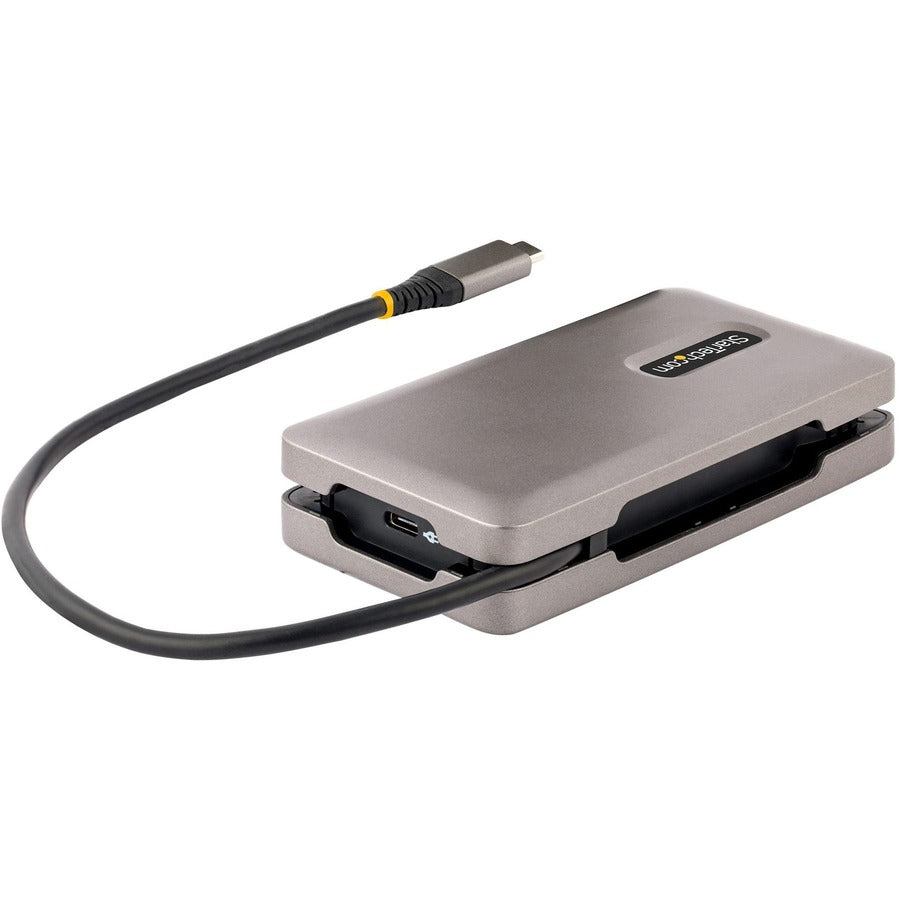 StarTech.com USB-C Multiport Adapter, 4K 60Hz HDMI (HDR), USB 3.2 Gen 2 10Gbps Hub (2xUSB-C/1xUSB-A), 100W PD Pass-Through, GbE, Mini Dock DKT31CH2CPD3