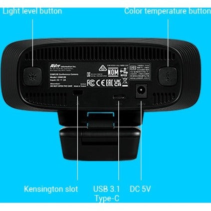 AVer CAM130 Video Conferencing Camera - 60 fps - USB 3.1 (Gen 1) Type C COMCAM130