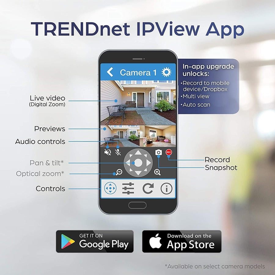 TRENDnet Caméra réseau dôme IR PoE HD 4 mégapixels intérieure et extérieure, WDR numérique, 2688 x 1520p, boîtier classé IP66, vision nocturne IR jusqu'à 30 m (98 pieds), ONVIF, IPv6, blanc, TV-IP315PI TV-IP315PI