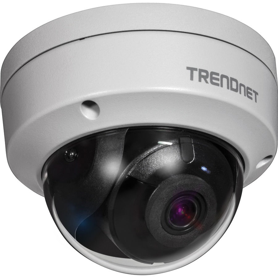 TRENDnet Caméra réseau dôme IR PoE HD 4 mégapixels intérieure et extérieure, WDR numérique, 2688 x 1520p, boîtier classé IP66, vision nocturne IR jusqu'à 30 m (98 pieds), ONVIF, IPv6, blanc, TV-IP315PI TV-IP315PI