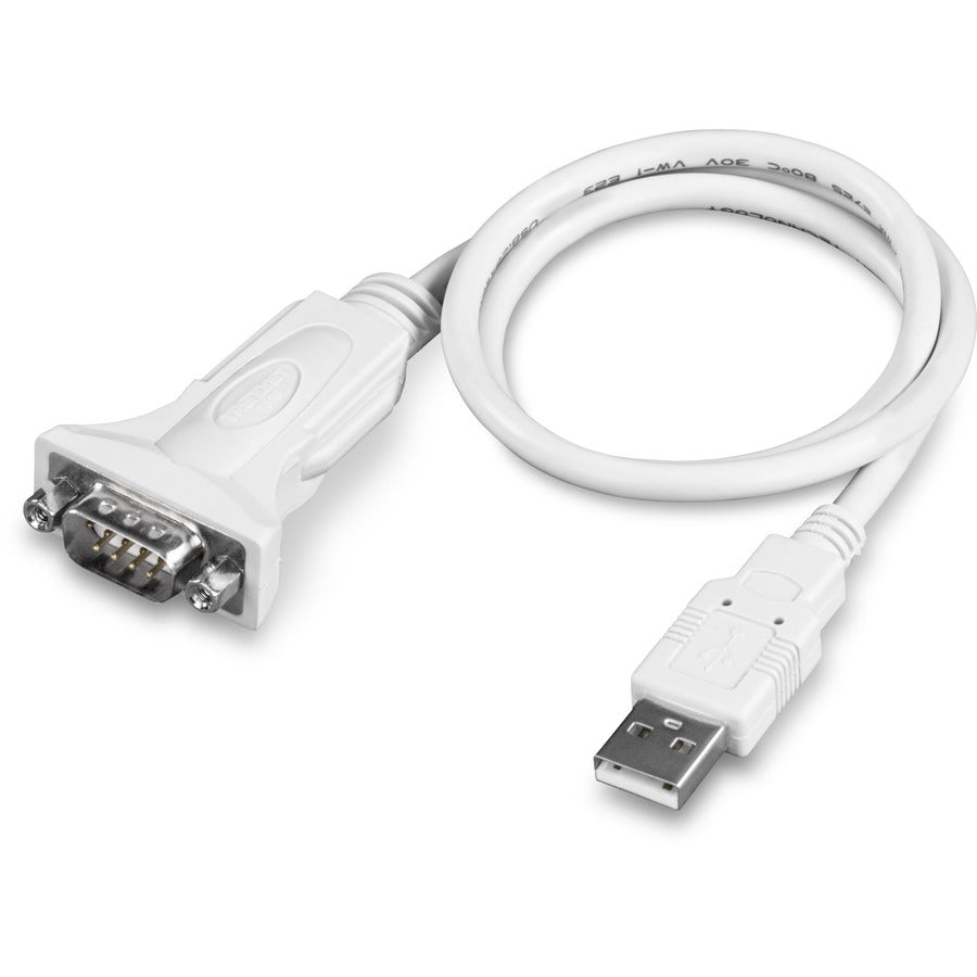 TRENDnet USB to Serial 9-Pin Converter Cable, Connect a RS-232 Serial Device to a USB 2.0 Port, Supports Windows & Mac, USB 1.1, USB 2.0, USB 3.0, 21 Inch Cable Length, Plug & Play, White, TU-S9 TU-S9