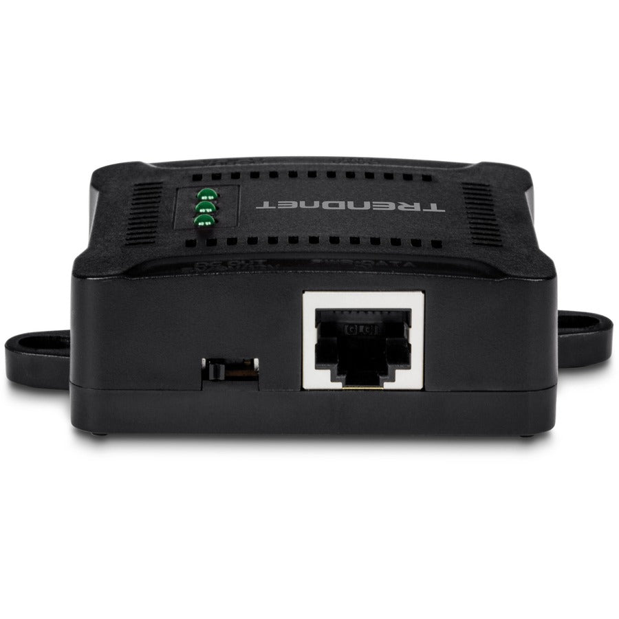 Répartiteur PoE Gigabit TRENDnet, 1 x port d'entrée PoE Gigabit, 1 x port de sortie Gigabit, jusqu'à 100 m (328 pieds), prend en charge les appareils 5 V, 9 V, 12 V, compatible PoE 802.3af, alimenté par PoE, noir, TPE-104GS TPE-104GS