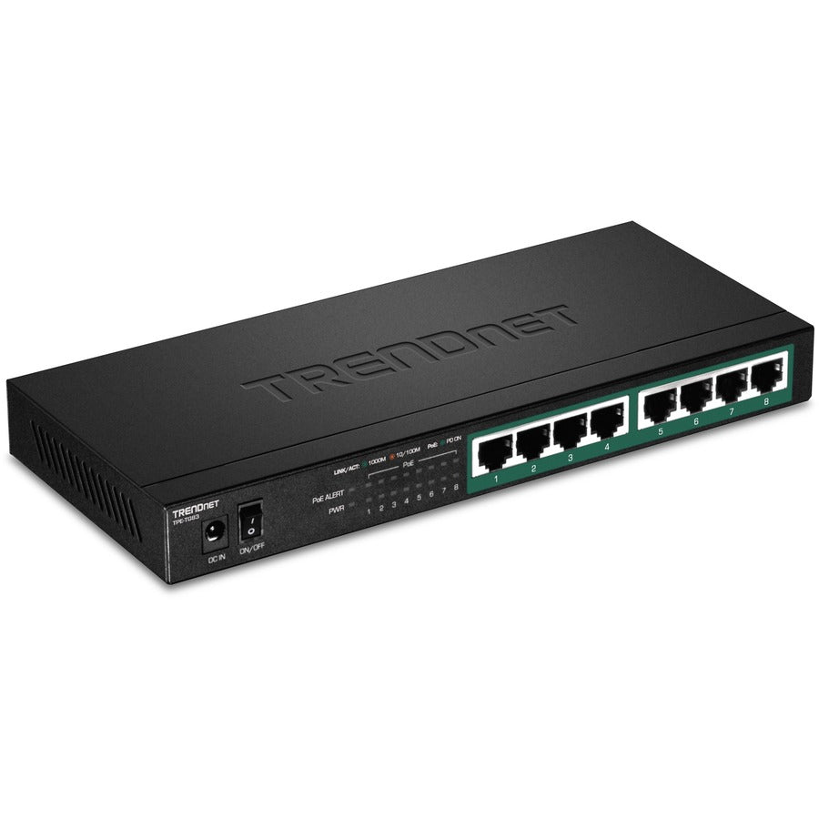 TRENDnet 8-Port Gigabit PoE+ Switch TPE-TG83