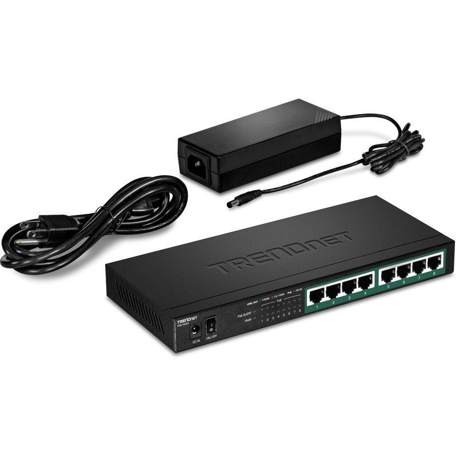 TRENDnet 8-Port Gigabit PoE+ Switch TPE-TG83