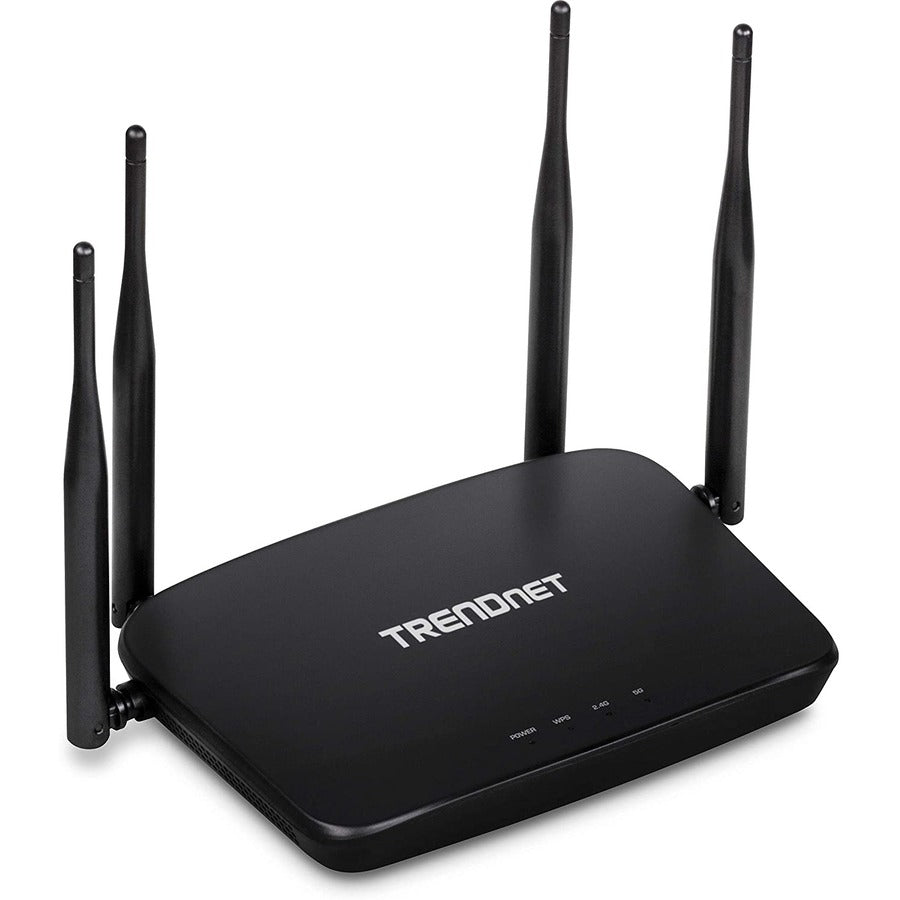 TRENDnet AC1200 Dual Band WiFi Router; TEW-831DR; 4 x 5dBi Antennas; Wireless AC 867Mbps; Wireless N 300Mbps; Business or Home Wireless AC Router for High Speed Internet; MU-MIMO Support TEW-831DR