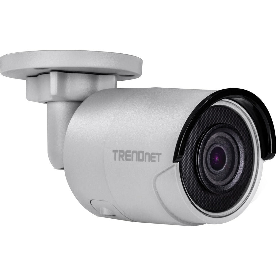 TRENDnet Indoor-Outdoor 4 Megapixel HD PoE Bullet Style Day-Night Network Camera, Digital WDR, 2688 x 1520p, Smart IR, IP66 Rated Housing, Up To 100ft Night Vision, ONVIF, IPv6, White, TV-IP314PI TV-IP1314PI