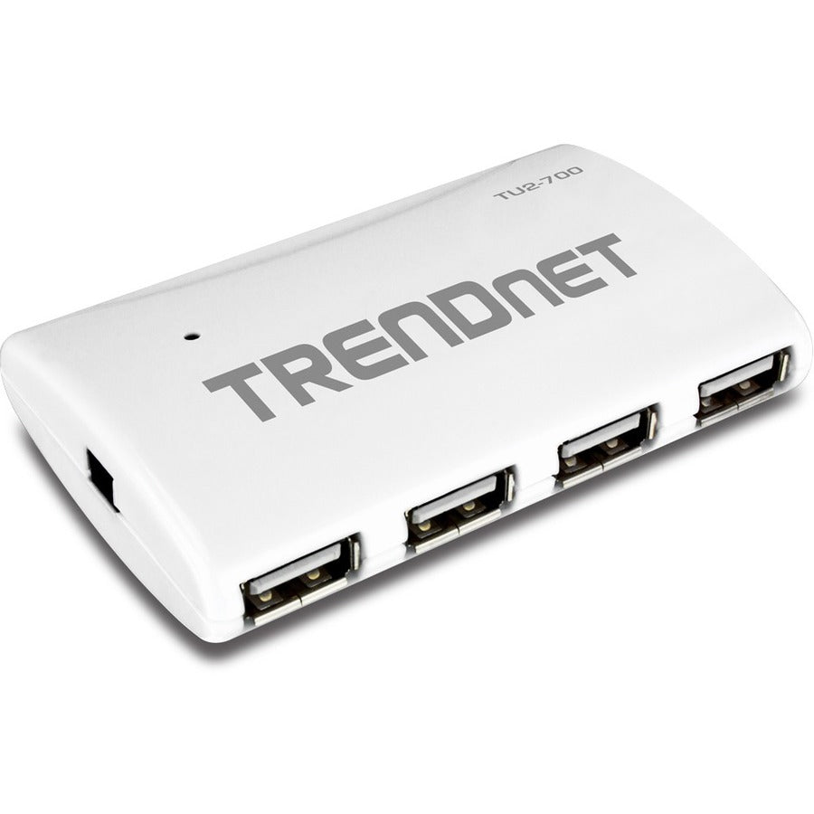 TRENDnet USB 2.0 7-Port High Speed Hub with 5V/2A Power Adapter, Up to 480 Mbps USB 2.0 connection Speeds, TU2-700 TU2-700