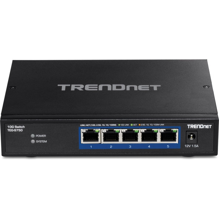 TRENDnet 5-Port 10G Switch TEG-S750