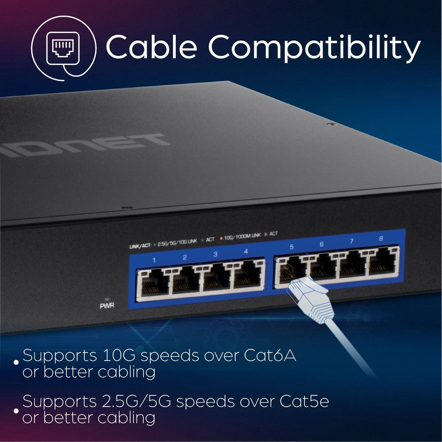 Commutateur TRENDnet 8 ports 10G TEG-S708