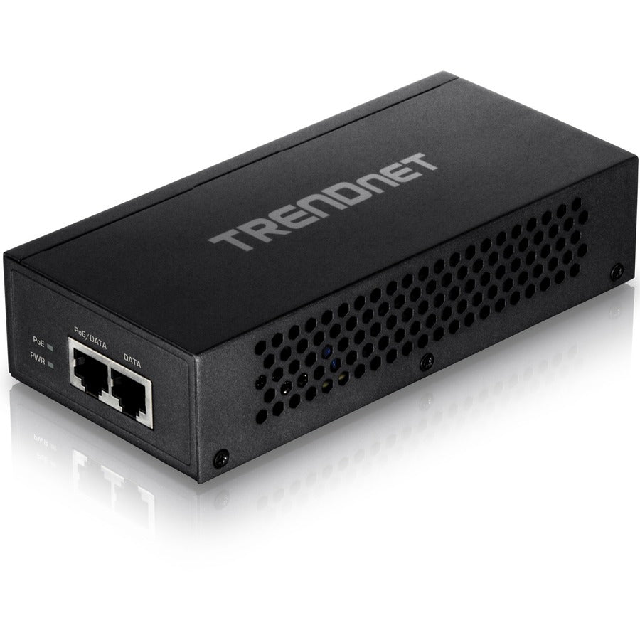 TRENDnet Gigabit Ultra PoE+ Injector, Supplies PoE (15.4W), PoE+(30W) Or Ultra PoE(60W), Network A PoE Device Up To 100m(328 ft), Supports IEEE 802.3af,802.at,Ultra PoE, Plug & Play, Black, TPE-117GI TPE-117GI