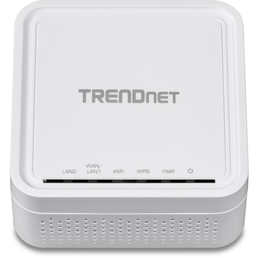 TRENDnet AC1200 WiFi EasyMesh Kit, Includes 2 x AC1200 WiFi Mesh Nodes, App-Based Setup Utility, Seamless WiFi Roaming, Beamforming, Supports 2.4GHz and 5GHz Devices, TEW-832MDR2K, White TEW-832MDR2K