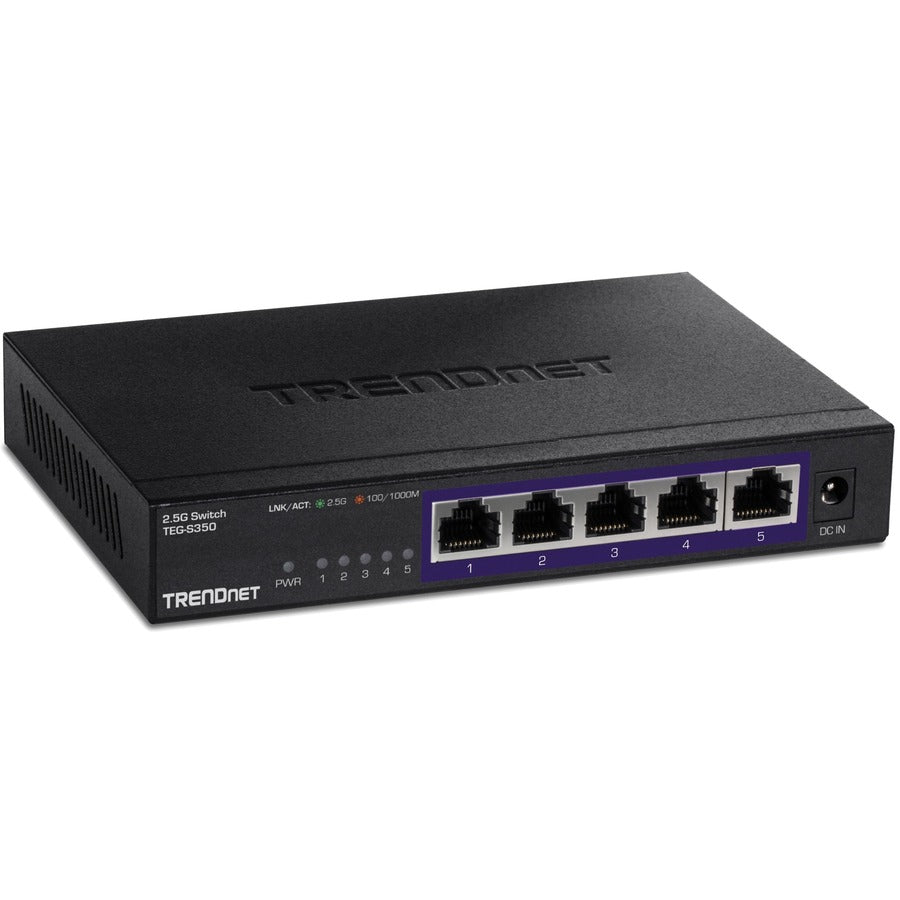 TRENDnet 5-Port Unmanaged 2.5G Switch TEG-S350