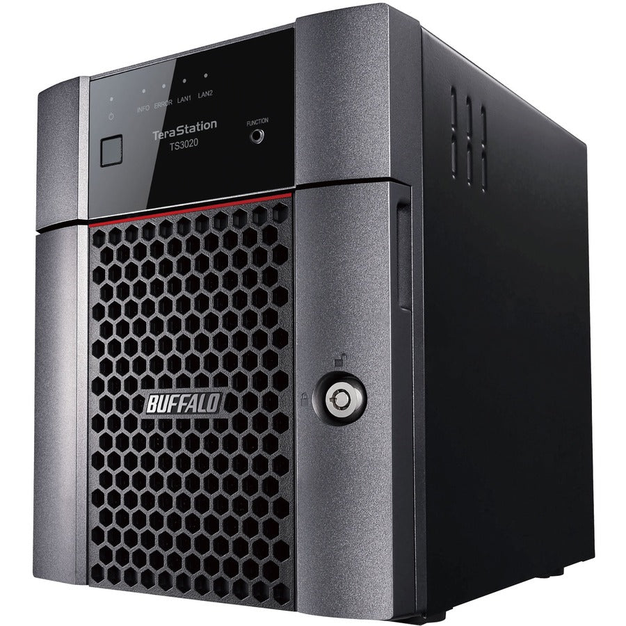 BUFFALO TeraStation 3420DN 4-Bay Desktop NAS 8TB (4x2TB) with HDD NAS Hard Drives Included 2.5GBE / Computer Network Attached Storage / Private Cloud / NAS Storage/ Network Storage / File Server TS3420DN0804