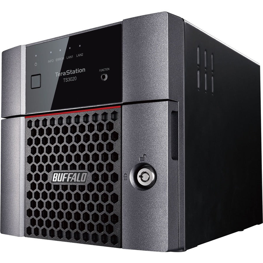 BUFFALO TeraStation 3220DN 2-Bay Desktop NAS 8TB (2x4TB) with HDD NAS Hard Drives Included 2.5GBE / Computer Network Attached Storage / Private Cloud / NAS Storage/ Network Storage / File Server TS3220DN0802