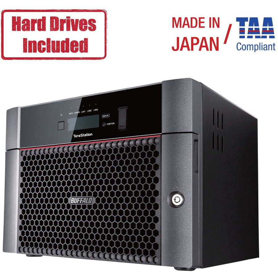 Buffalo TeraStation 5810DN Desktop 32 TB (4 x 8 TB) NAS Hard Drives Included TS5810DN3204