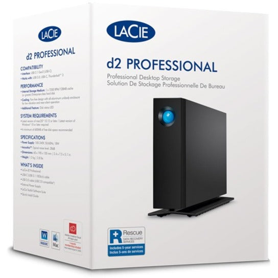 Disque dur LaCie d2 Professional STHA18000800 17,58 To - Externe 3,5" STHA18000800