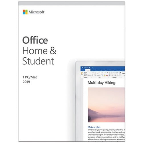 Microsoft Office 2019 Home & Student - Box Pack - 1 PC/Mac 79G-05186