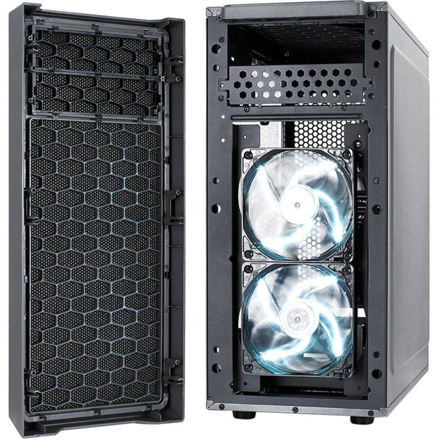 Fractal Design Focus G Computer Case with Windowed Side Panel FD-CA-FOCUS-GY-W