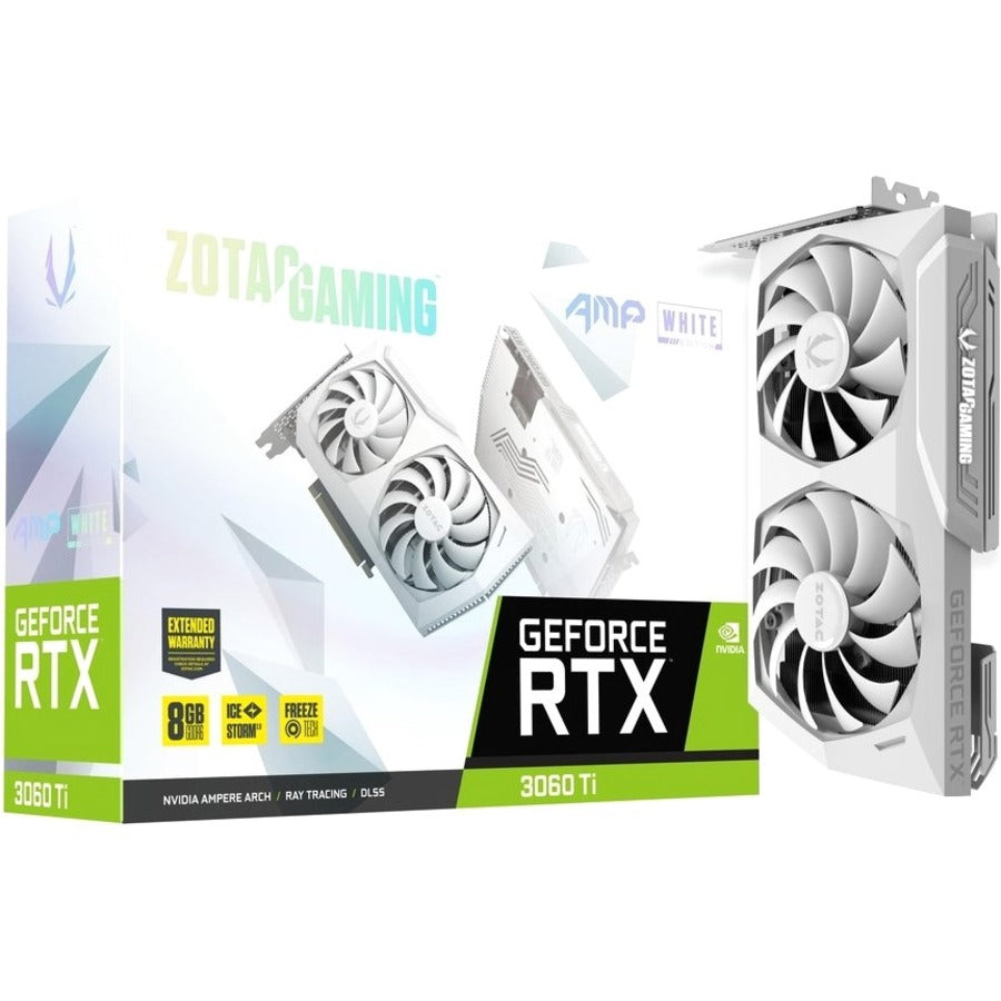 Carte graphique Zotac NVIDIA GeForce RTX 3060 Ti - 8 Go GDDR6 ZT-A30610F-10PLHR