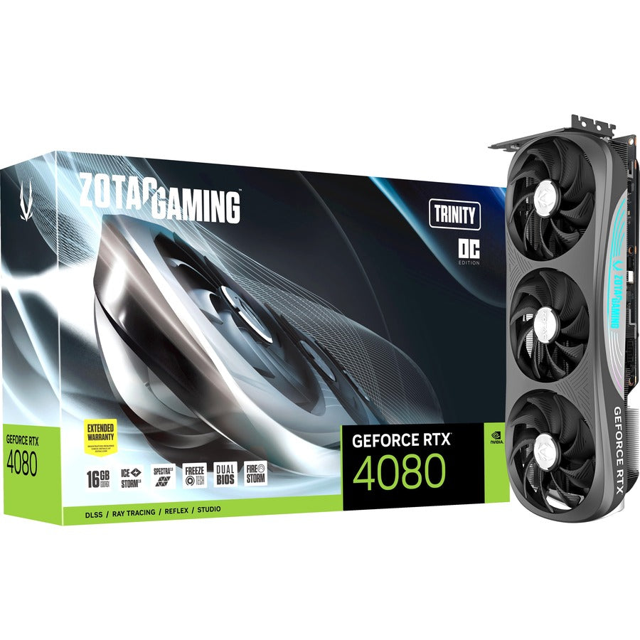 Carte graphique Zotac NVIDIA GeForce RTX 4080 - 16 Go GDDR6X ZT-D40810J-10P