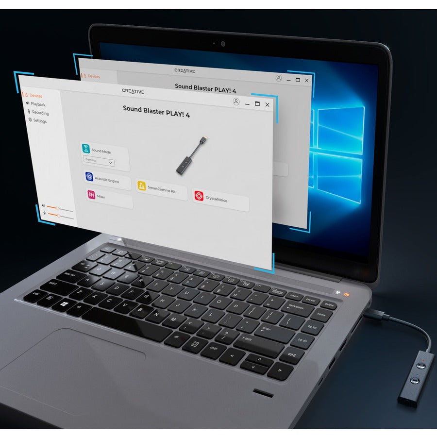 Creative Sound Blaster PLAY! 4 External USB Sound Card 70SB186000000