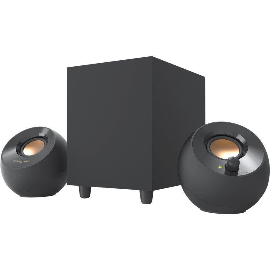 Système de haut-parleurs Creative Pebble Plus 2.1 - 8 W RMS - Noir 51MF0480AA000