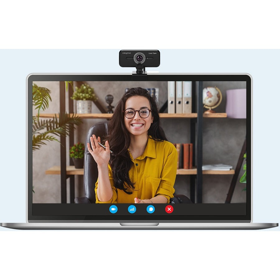 Creative Live! Cam Sync 1080p V2 Webcam - 2 Megapixel - 30 fps - Black - USB 2.0 - 1 Pack(s) 73VF088000000