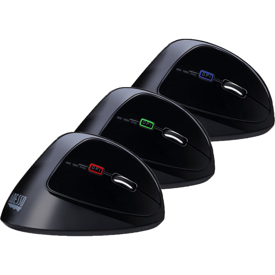 Adesso iMouse E30 - 2.4 GHz Wireless Vertical Programmable Mouse IMOUSE E30