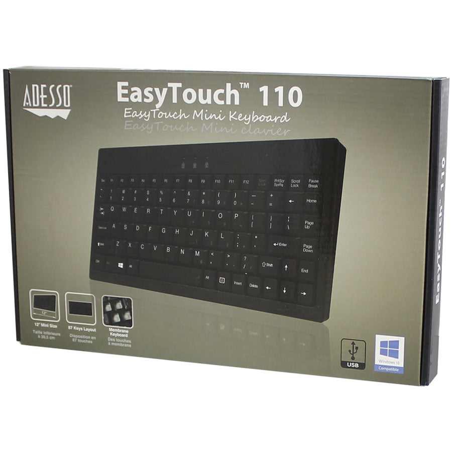 Adesso EasyTouch AKB-110B Mini Keyboard AKB-110B