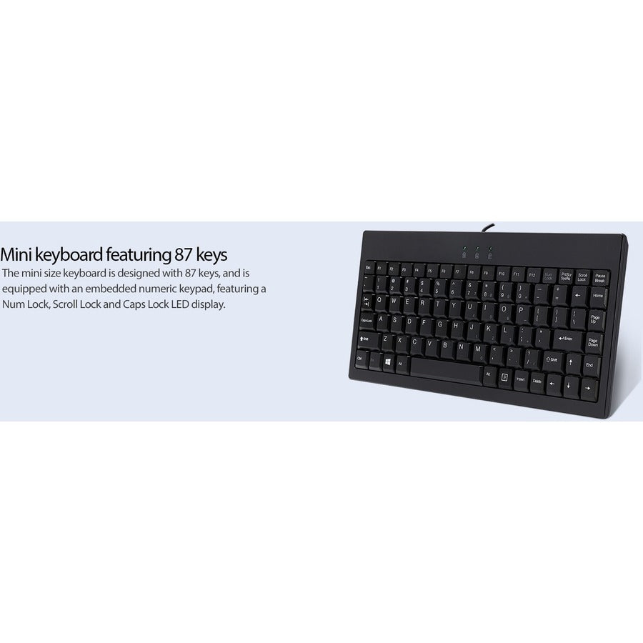 Adesso EasyTouch AKB-110B Mini Keyboard AKB-110B