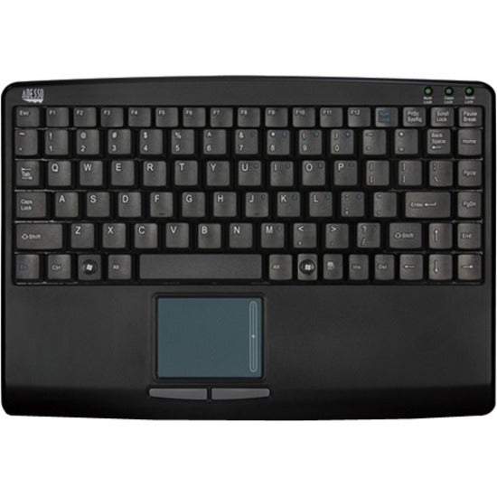 Adesso AKB-410UB Slim Touch Mini Keyboard with Built in Touchpad AKB-410UB