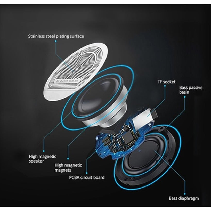 Système d'enceintes portables Adesso Xtream S4 2.0 - 10 W RMS - Noir XTREAM S4