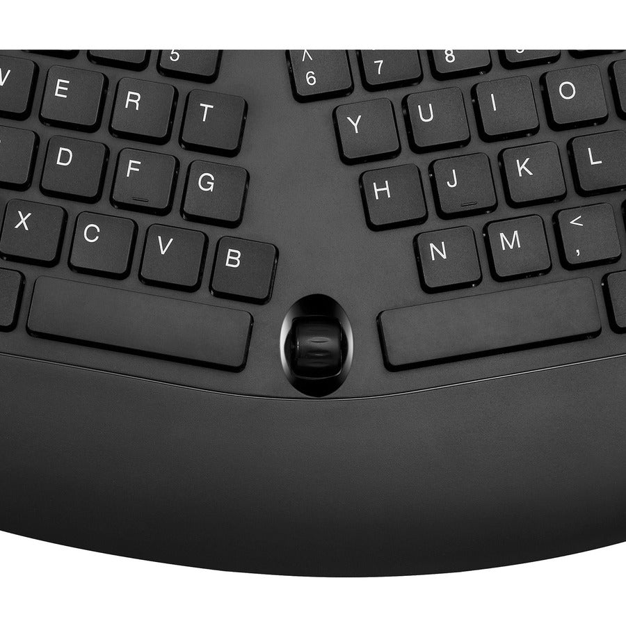 Adesso TruForm Wireless Ergonomic Keyboard And Optical Mouse WKB-1600CB