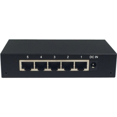 Amer 5 ports 10/100/1000 Mbps Gigabit Ethernet commutateur métallique de bureau SG5D