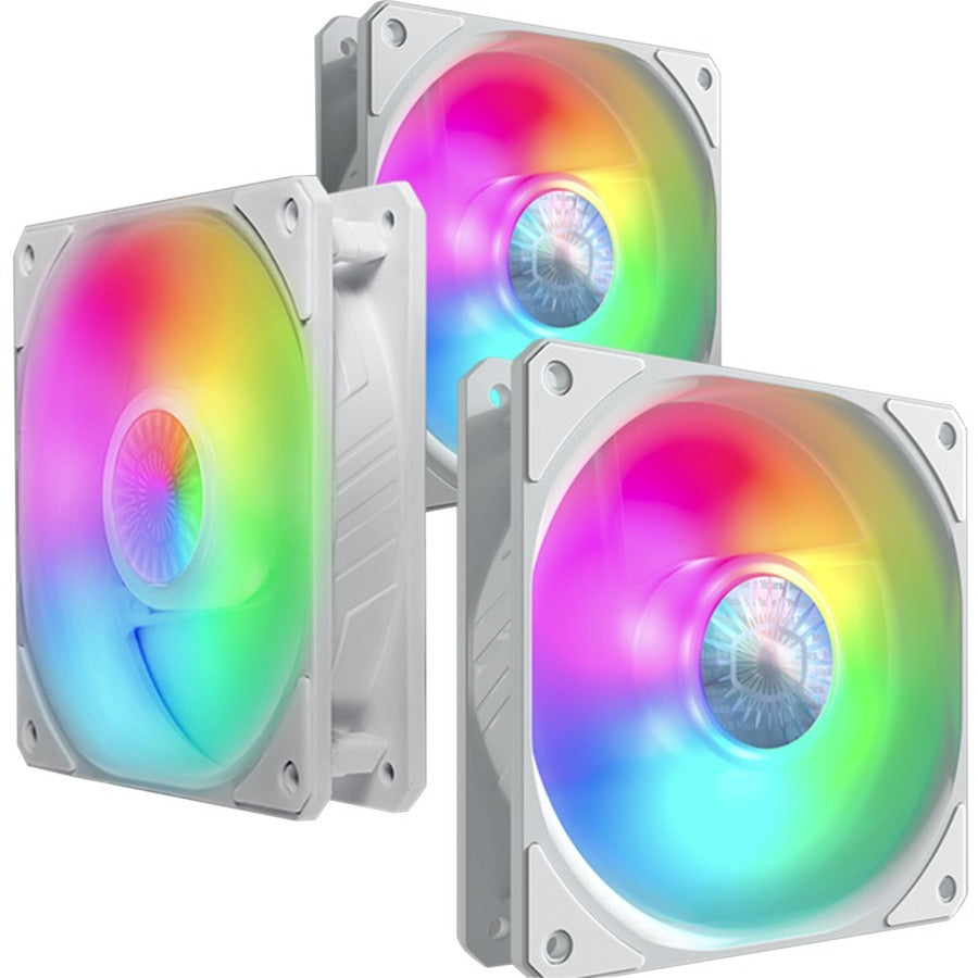 Cooler Master SickleFlow 120 ARGB White Edition 3 IN 1 - 3 Pack MFX-B2DW-183PA-R1