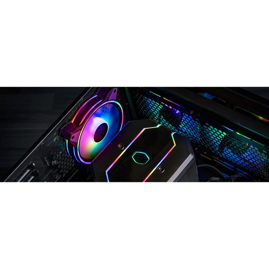 Cooler Master MasterFan MF120 Halo Cooling Fan - 1 Pack MFL-B2DN-18NPA-R1