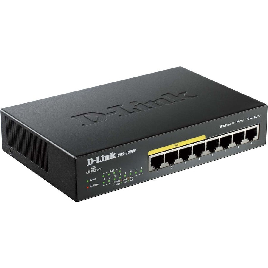 Commutateur Ethernet D-Link DGS-1008P DGS-1008P