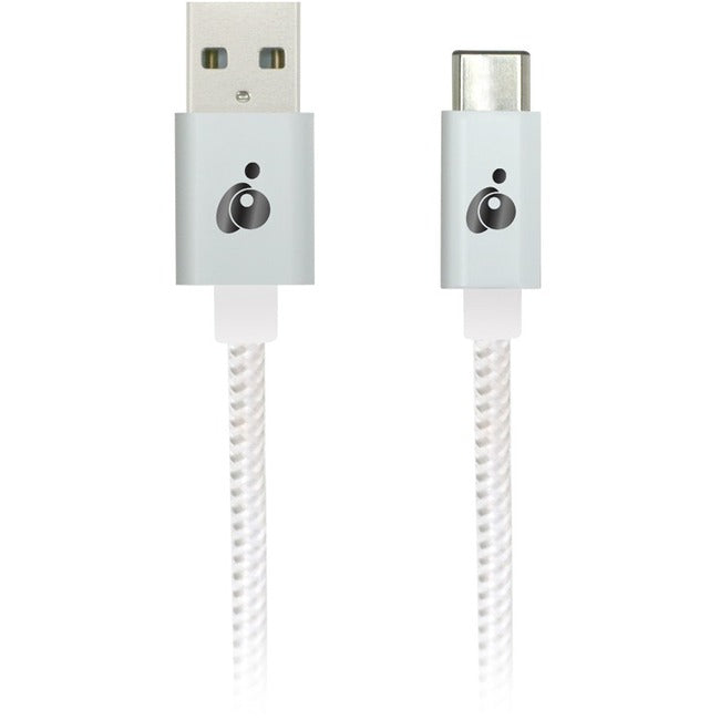 IOGEAR Charge &amp; Sync Flip Pro - Câble USB-C vers USB-A réversible G2LU3CAM01-WT