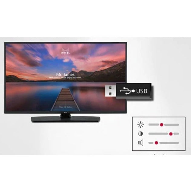 LG US670H 43US670H9UA Téléviseur LCD LED intelligent 43" - 4K UHDTV - Céramique Noir 43US670H9UA
