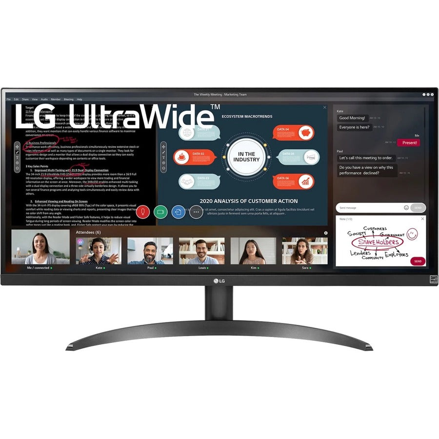 LG Ultrawide 29WP500-B 29" UW-UXGA Edge LED Gaming LCD Monitor - 21:9 29WP500-B