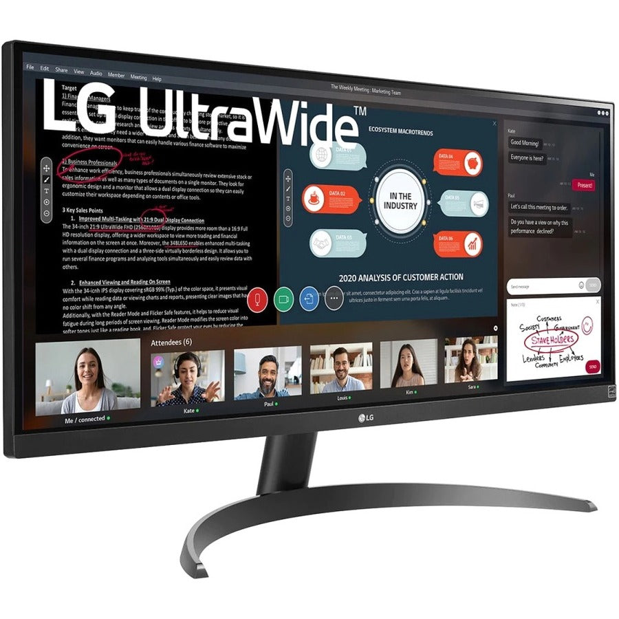 LG Ultrawide 29WP500-B 29" UW-UXGA Edge LED Gaming LCD Monitor - 21:9 29WP500-B