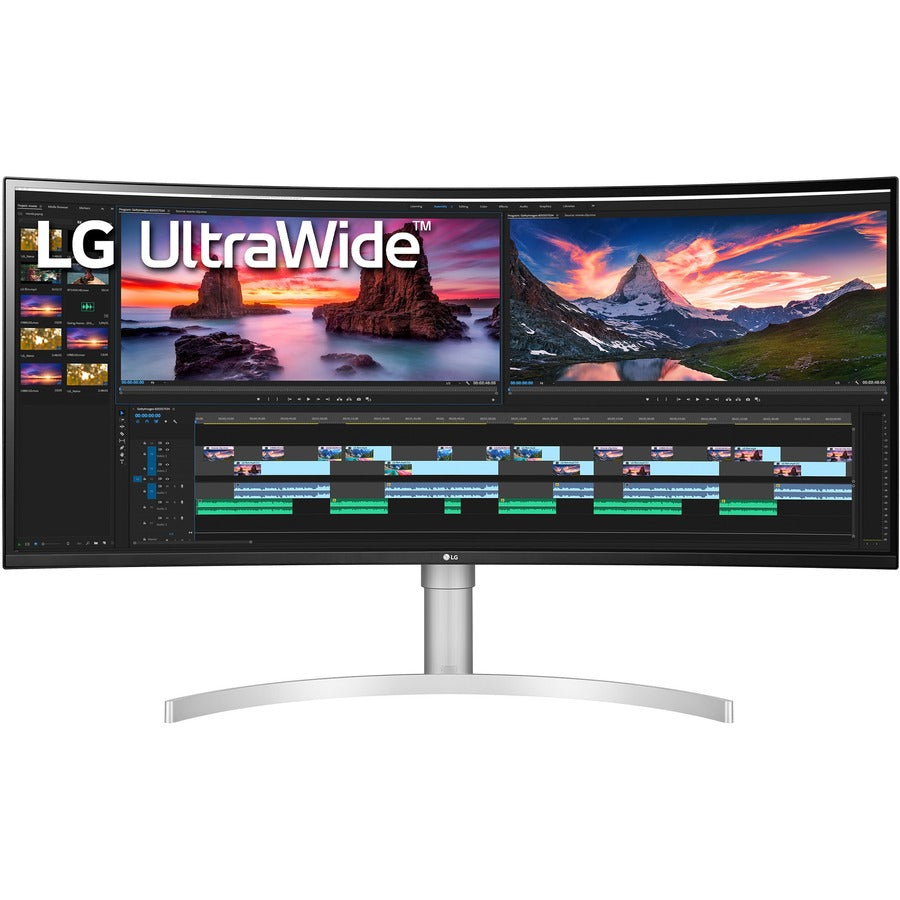 LG Ultrawide 38WN95C-W 38" UW-QHD+ Curved Screen Gaming LCD Monitor - 21:9 38WN95C-W