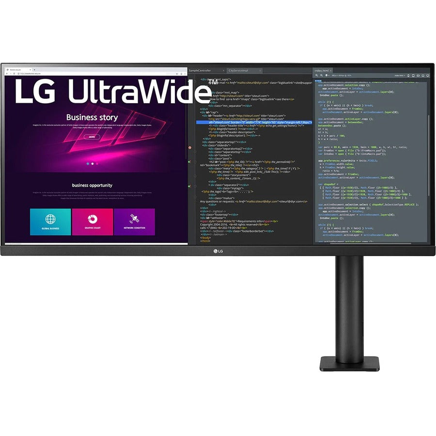 LG Ultrawide 34WN780-B 34" UW-QHD LED LCD Monitor - 21:9 - Textured Black 34WN780-B