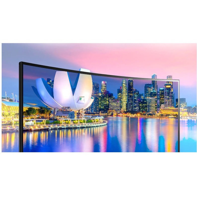 LG Ultrawide 38WP85C-W 37.5" UW-QHD+ Curved Screen LCD Monitor - 21:9 - Silver, White 38WP85C-W