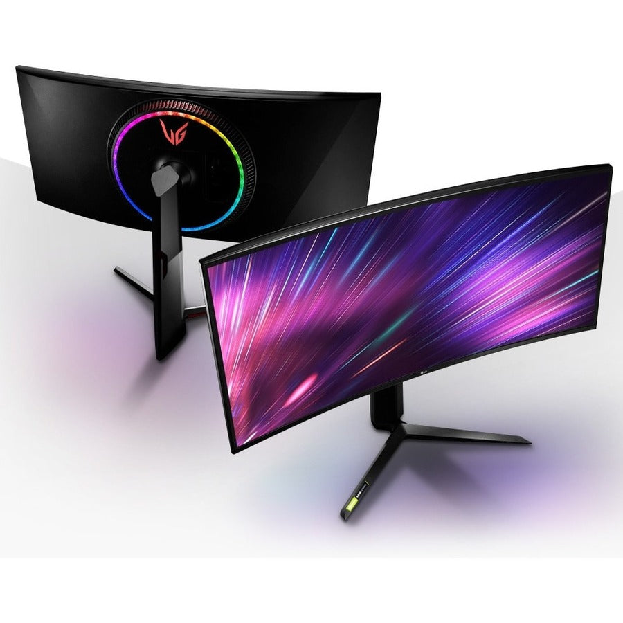 Moniteur LCD de jeu WLED à écran incurvé UW-QHD 34" UltraGear 34GP950G-B de LG - 21:9 - Noir mat 34GP950G-B