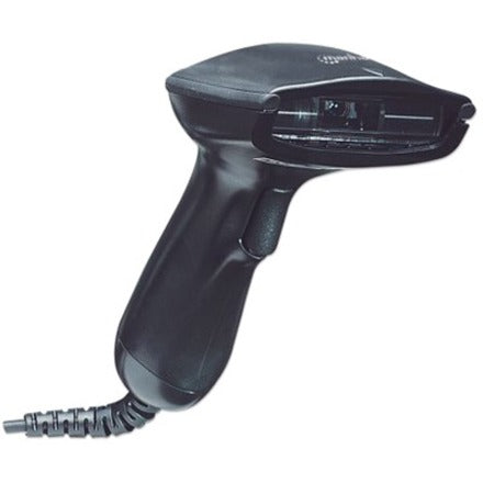 Manhattan Long Range CCD Handheld Barcode Scanner, USB, 500mm Scan Depth, Cable 1.5m, Max Ambient Light 30,000 lux (sunlight), Black, Three Year Warranty, Box 460835