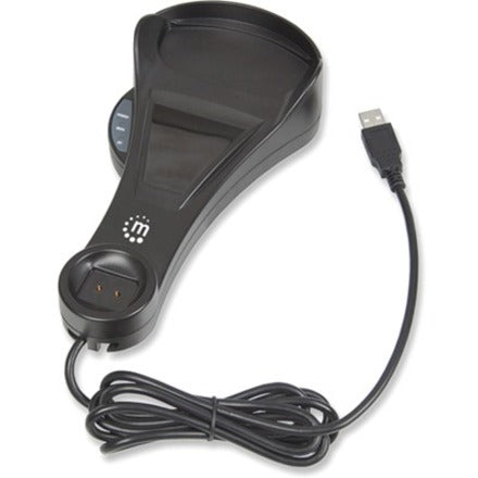 Manhattan Wireless Linear Handheld CCD Barcode Scanner, Bluetooth, 500mm Scan Depth, up to 80m effective range (line of sight), Max Ambient Light 100,000 lux (sunlight), EU/US/UK/AU interchangeable plug, Black, Three Year Warranty, Box 178495