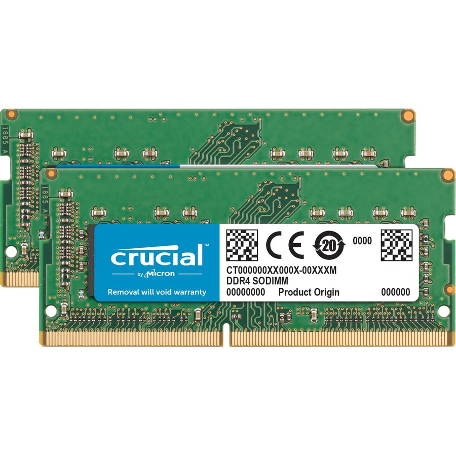 Kit de mémoire SDRAM DDR4 Crucial 32 Go (2 x 16 Go) CT2K16G4S266M