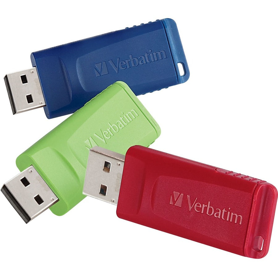 Clé USB Store 'n' Go Verbatim 4 Go - 3pk - Rouge, Vert, Bleu 97002