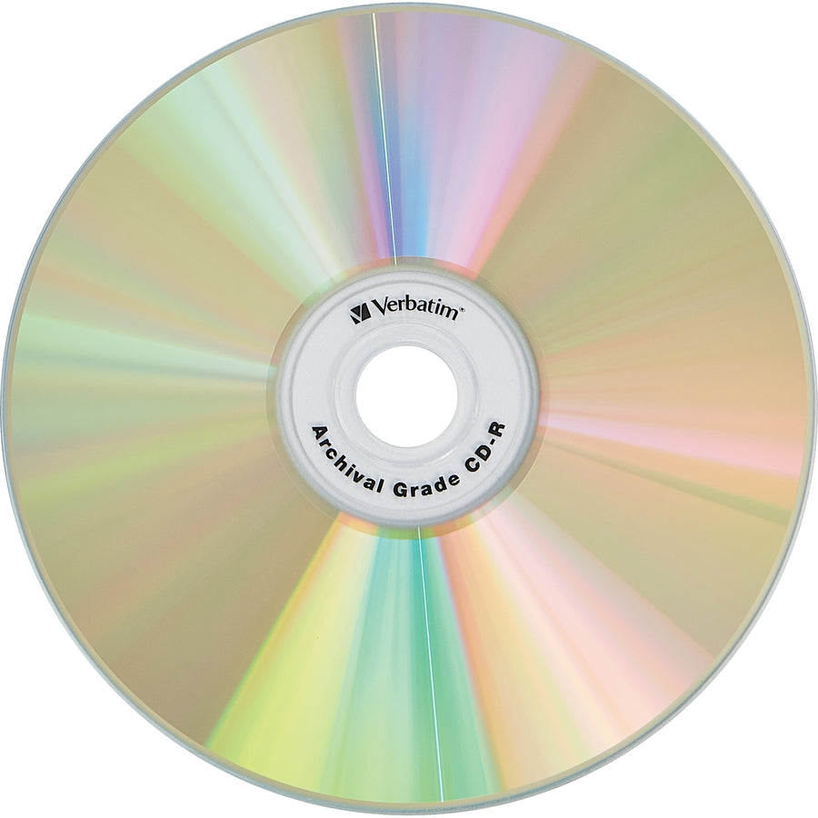 Verbatim CD-R 700 Mo 52X UltraLife Gold Qualité d'archives avec surface de marque - Broche 50pk 96159